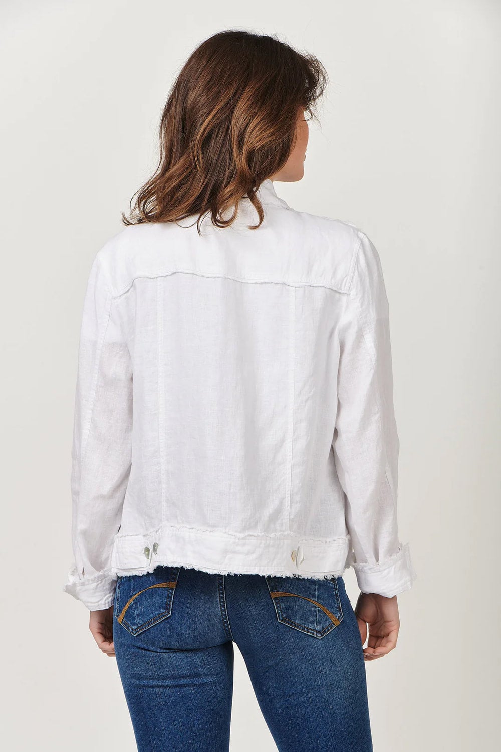 White linen jacket australia discount